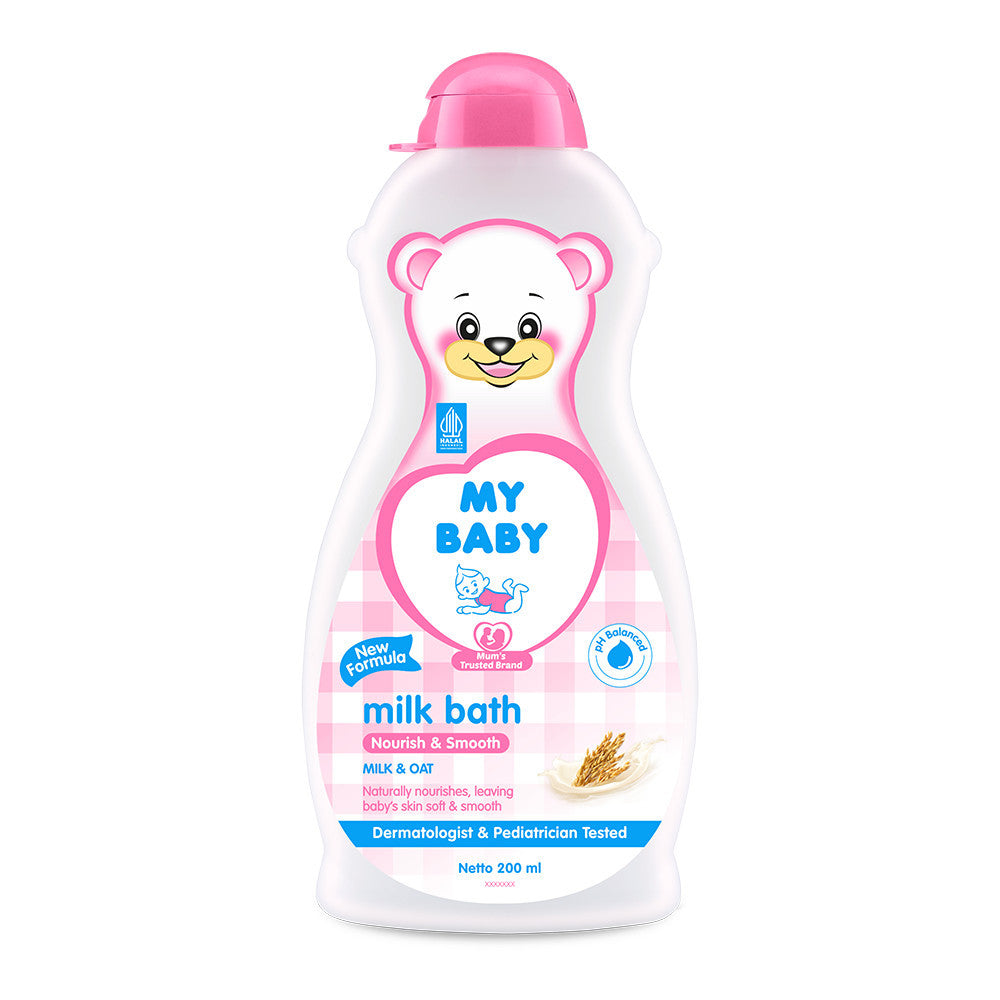 MY BABY Hair & Body Wash Pouch 375ml | Botol 200ml | Sabun Bayi & Shampoo 2in1
