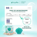 [BRIGHT GLOW x PEARL SHINE] Bynads Pearl Shine Glow Brightening Soap x Bright Glow Sleeping Mask with 4% Niacinamide 3in1 SleepingMask Glow Brightening Soap With 8% Niacinamide Twin Pack by Bynads