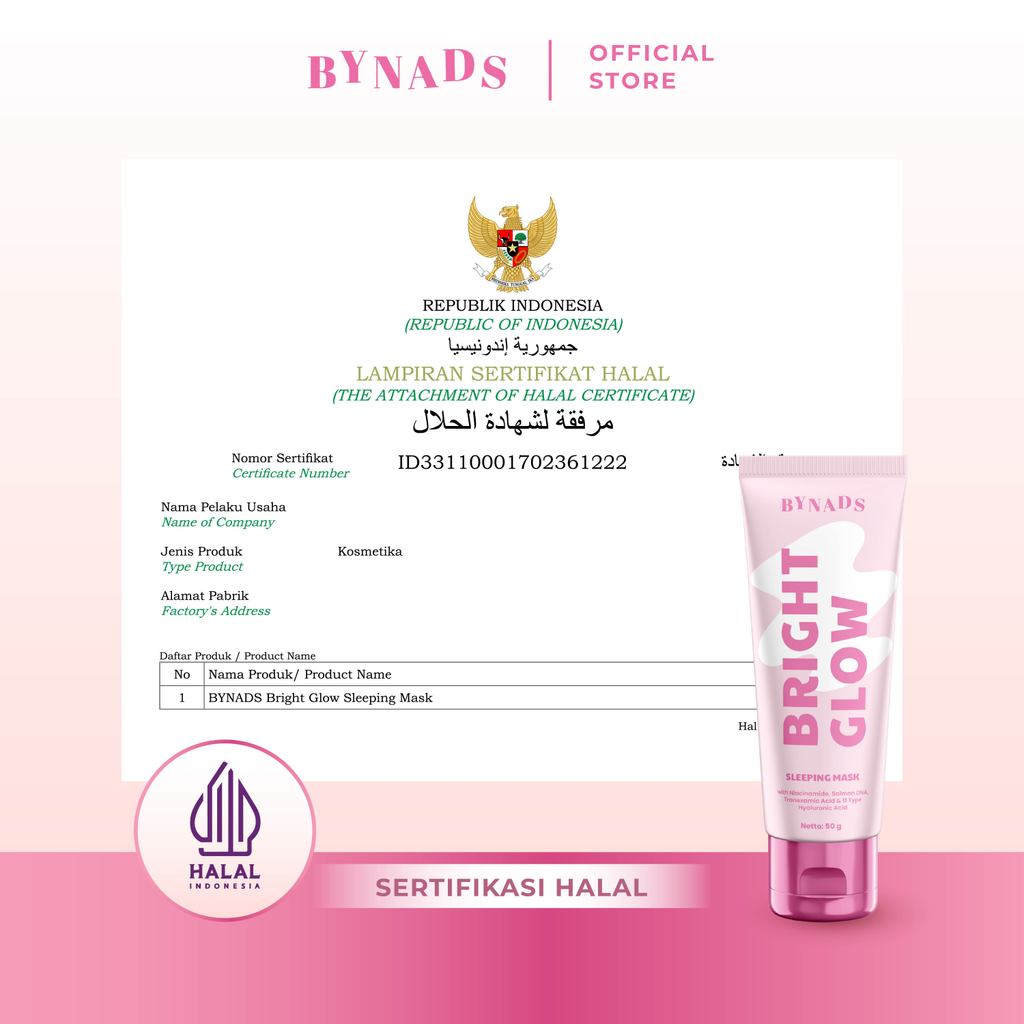 [BRIGHT GLOW x PEARL SHINE] Bynads Pearl Shine Glow Brightening Soap x Bright Glow Sleeping Mask with 4% Niacinamide 3in1 SleepingMask Glow Brightening Soap With 8% Niacinamide Twin Pack by Bynads