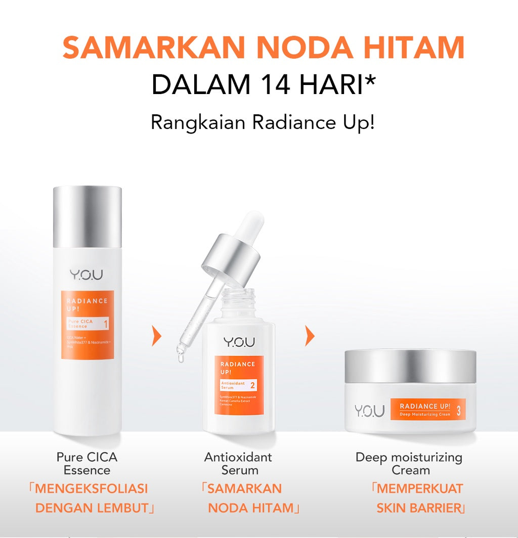 YOU Symwhite 377 Radiance Up Brightening and Exfoliating Essence with Centella + Niacinamide + PHA Atasi Bekas Jerawat and Dark Spot