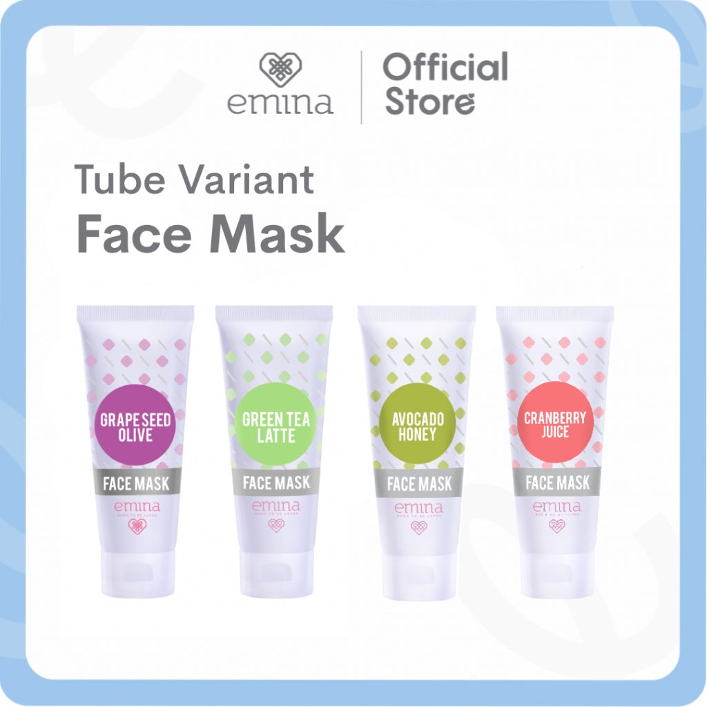 Emina Face Mask 60 mL (Clay & Peel Off Mask) - Masker Wajah