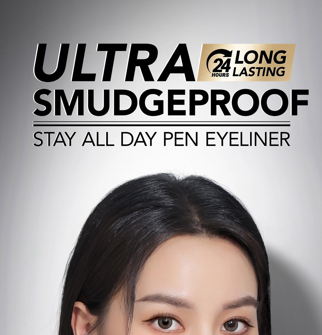 YOU Stay All Day Pen Eyeliner Waterproof Tahan Hingga 24 Jam Kosmetik Mata HItam