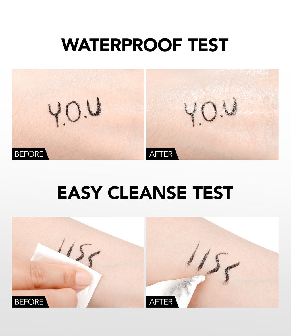 YOU Stay All Day Pen Eyeliner Waterproof Tahan Hingga 24 Jam Kosmetik Mata HItam