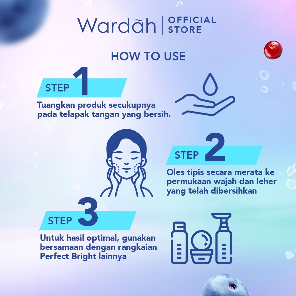 WARDAH Perfect Bright Bright + Night Glow Night Moisturizer 20 ml - Skincare