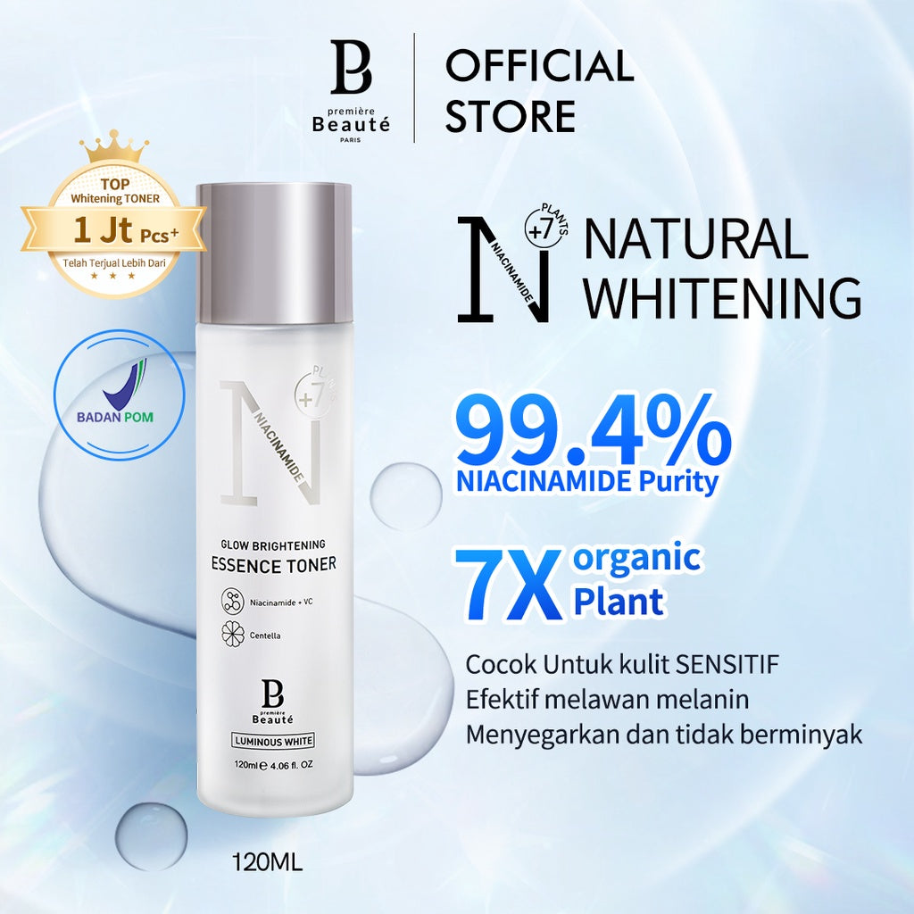 PREMIERE BEAUTE Glow Whitening Paket Series Brghtening Packet wajah Skincare Produk Skincare BPOM