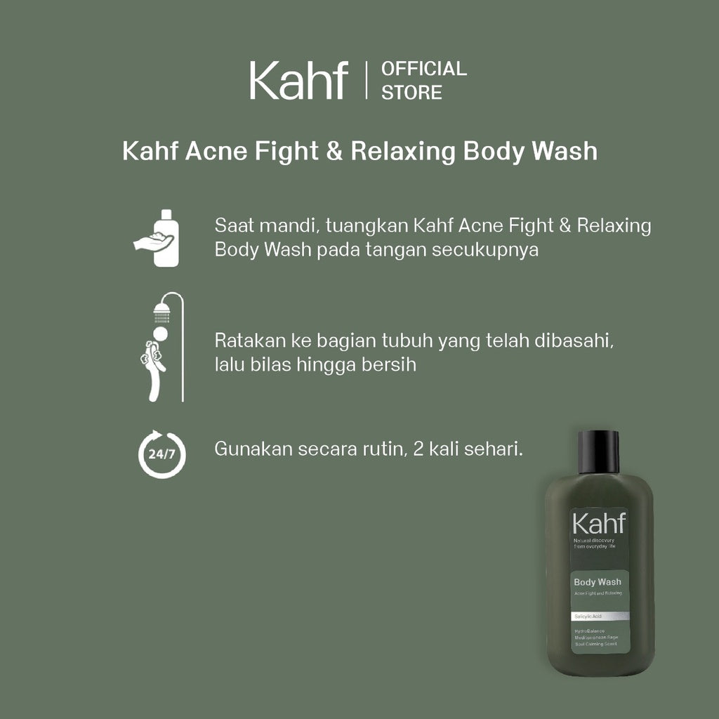 Kahf Complete Body Wash Pack 200 ml x  2 pcs