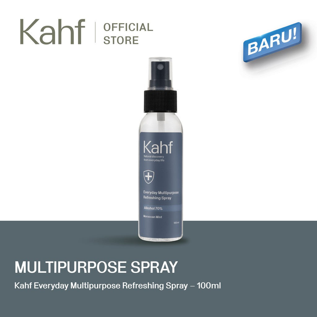 Kahf Everyday Multipurpose Refreshing Spray 100 ml Twin Pack - Spray Higienis Lawan Bakteri & Jamur