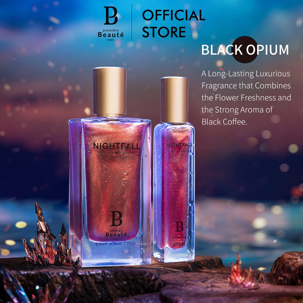 PREMIERE BEAUTE perfume Nightfall-Black Opium EAU DE PARFUM 15ml/50ml EDP 24 jam farfum