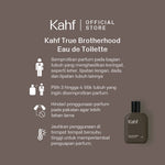 Kahf True Brotherhood Eau De Toilette 35 ml Long-Lasting Fragrance (EDT) - Perfume Scent Inspired by Nature (Cinnamon, Citrus, Tonka Beans, Lavender)  - Wangi Tahan Lama - Masculine Scent  香水