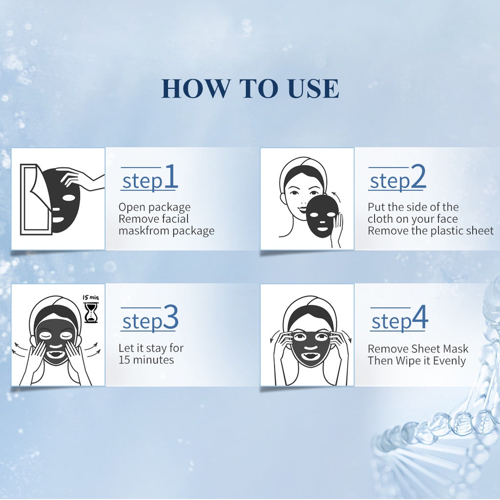 [FREE GIFT] PREMIERE BEAUTE Luminous White Glow Brightening Facial Mask *4 PCS masker 25ml  Niacinamide centella Hyaluronic Brightening Moisturizing Skin Care Anti aging Masker Wajah  Brightening Glowing Exfoliating