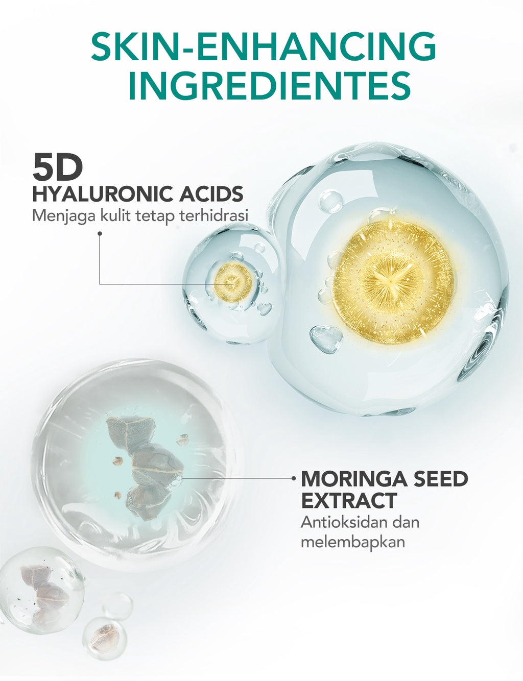 YOU Hy! Amino Bye-Byeteria Anti Bacterial Facial Wash Sabun Pembersih Wajah Hyaluronic Acid