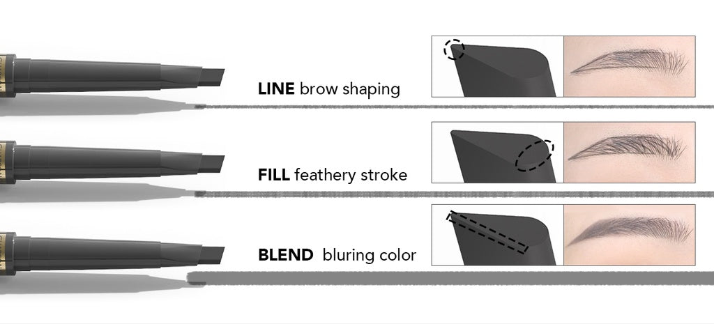 YOU Teardrop Brow Definer Pensil Alis Waterproof Pigmented Tahan Lama Makeup Mata