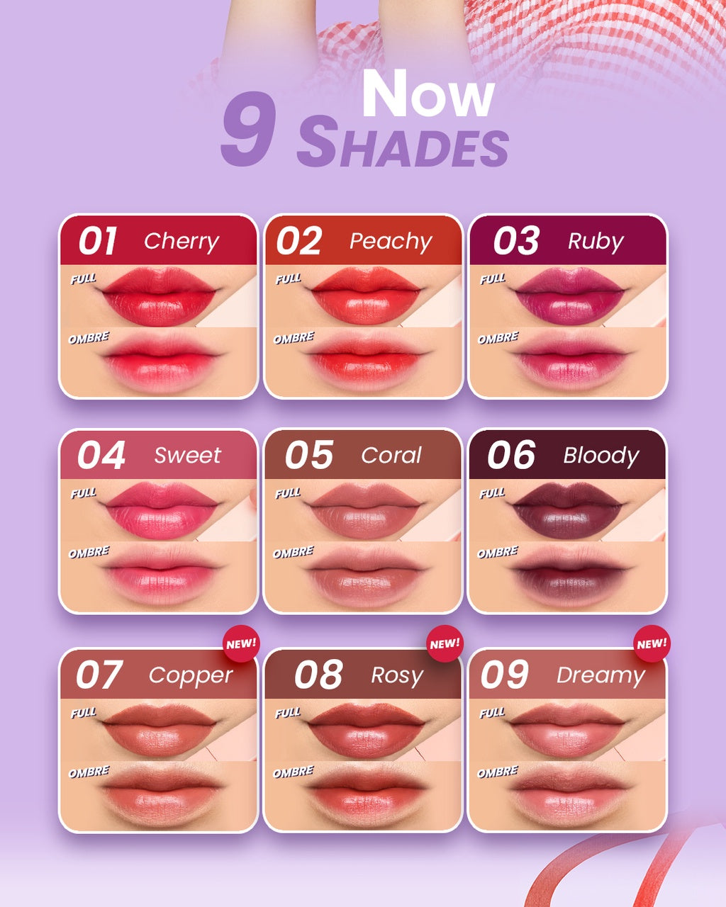 Hanasui Tintdorable Lip Stain - Lip Tint Melembapkan Transferproof Tahan Lama Natural Formula Ringan
