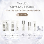 WARDAH Crystal Secret Eyes Dark Circle Corrector 10 ml - Krim Bawah Mata Untuk Mencerahkan - Dilengkapi dengan Alpha Arbutin dan Niacinamide - Menghaluskan Tekstur Kulit - Skincare