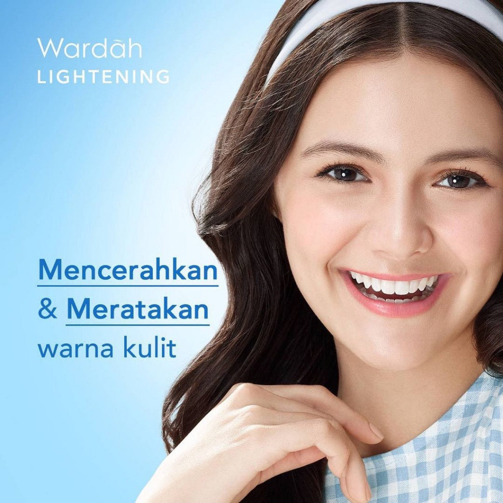 [TWINPACK] WARDAH Lightening Gentle Exfoliator 50 ml - Pembersih Wajah dengan Scrub dan Advanced Niacinamide - Skincare