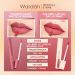 [LIP MATTE TAHAN LAMA] WARDAH Colorfit Last All Day Lip Paint 4 gr (Shade 1-12) Tahan Lama Hingga 12 Jam - Transferproof dengan One Swipe Coverage - Warna Intense - Lipstik Tahan Air dan Minyak - Liptint Anak Sekolah - Liptint - Makeup