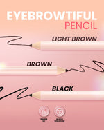 Hanasui Eyebrowtiful Pencil - 3 In 1 Eyebrow Pencil Waterproof 3 Varian Longlasting and Easy to Apply