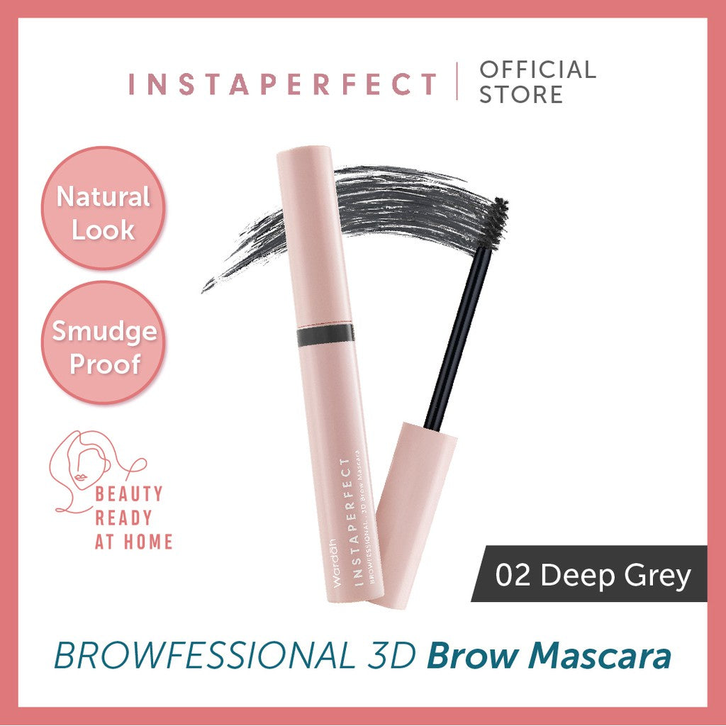 Instaperfect Brow Mascara & Eyeliner Eyessentials Bundle (Browfessional 3D Brow Mascara & Hypergetic Precise Black Liner)