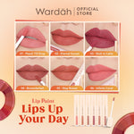 [LIP MATTE TAHAN LAMA] WARDAH Colorfit Last All Day Lip Paint 4 gr (Shade 1-12) Tahan Lama Hingga 12 Jam - Transferproof dengan One Swipe Coverage - Warna Intense - Lipstik Tahan Air dan Minyak - Liptint Anak Sekolah - Liptint - Makeup