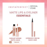 Instaperfect Matte Lips & Eyeliner Essentials Bundle (Everlast Intense Matte Liquid + Hypergetic Precise Black Liner)