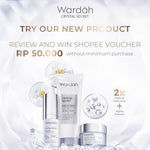 WARDAH Crystal Secret Micellar Cleansing Gel 95 ml - Micellar untuk kulit berminyak - Pembersih Muka dengan Extract Edelweiss - Mencerahkan dan Menyamarkan Flek Hitam - Skincare
