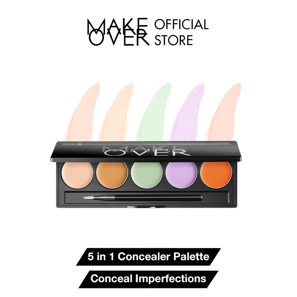 MAKE OVER Camouflage Cream Face Concealer 5X2 g - Concealer Palette