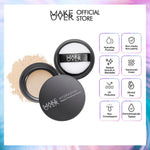 MAKE OVER Hydrastay Radiant Finishing Powder - Bedak tabur lembut ringan make up tahan lama hasil akhir glow hydrating tidak kering non-comedogenic