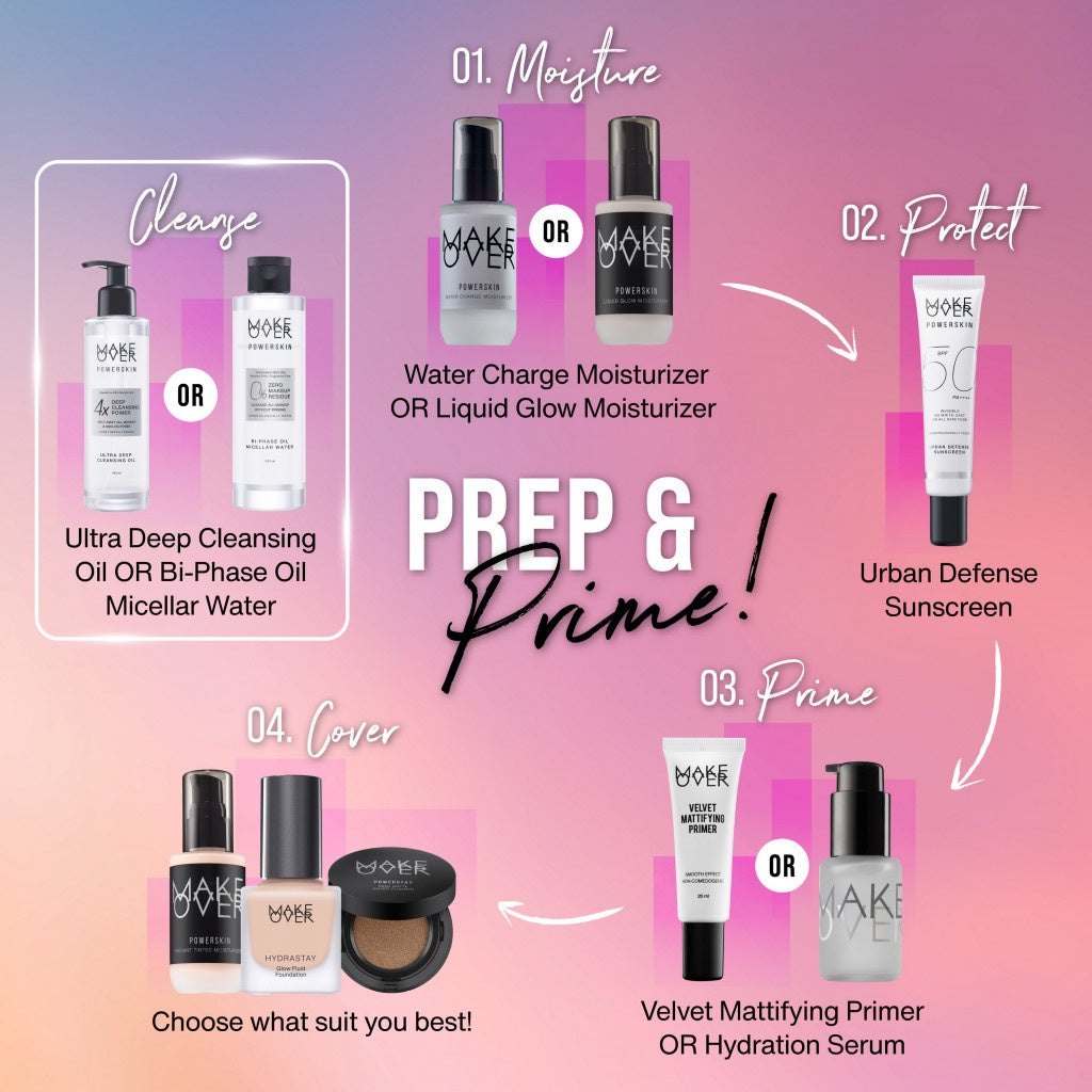 NEW! Make Over Powerskin Ultra Deep Cleansing Oil 190 ml