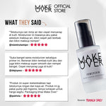 MAKE OVER Powerskin Water Charge Moisturizer - Hyaluronic Acid HA ringan lembab watery gampang cepat meresap base makeup kulit kenyal dalam 2 minggu cocok sebelum makeup tidak berwarna non-comedogenic