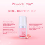 Wardah Roll On For Her 60 ml - Deodoran Halal Non Alkohol yang Mampu Mencegah Bau Badan Seharian - Nyaman di Kulit, Tidak Lengket dan Cepat Kering
