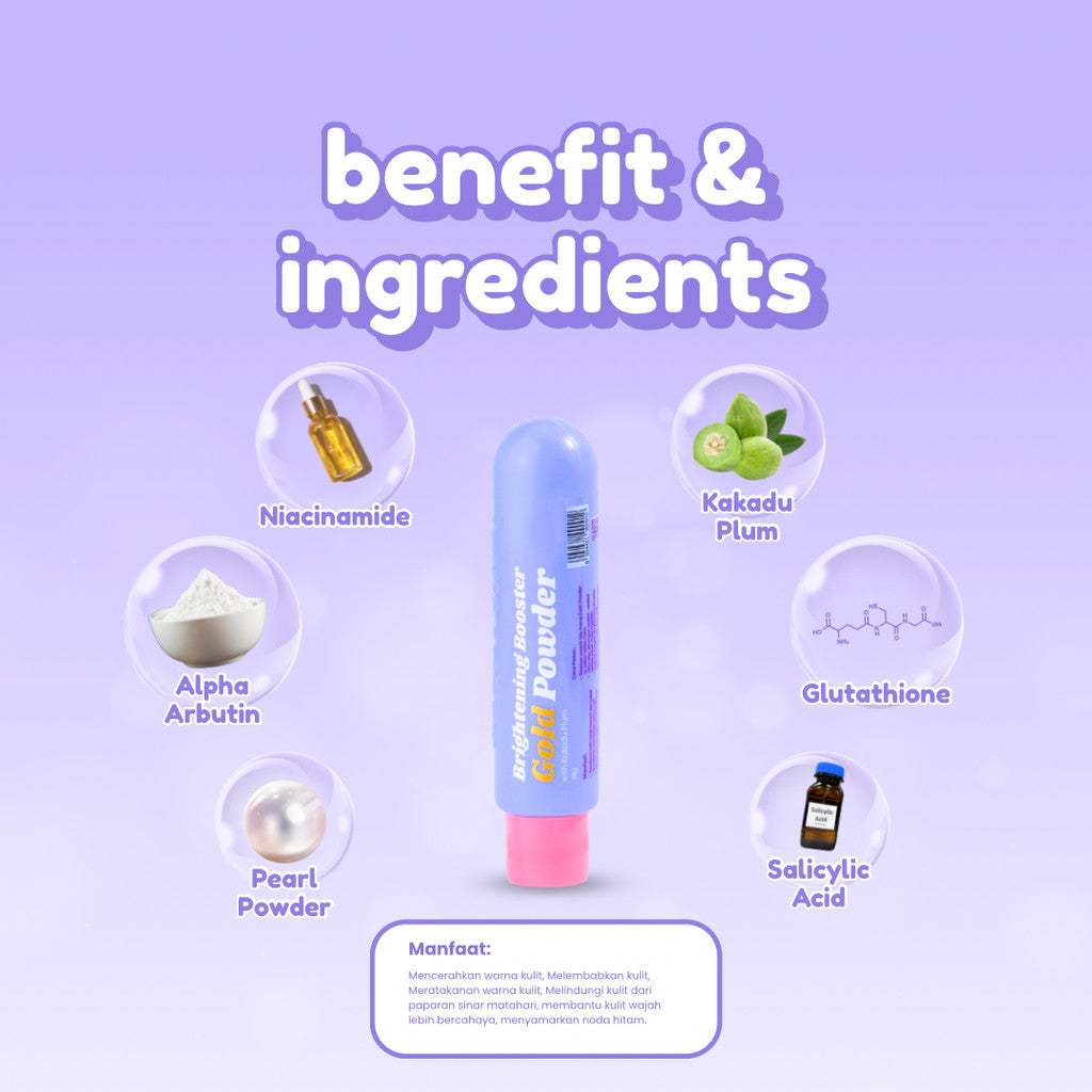 Beautyinu Kefir Collagen Soap Bar (1pcs) & Brightening Booster Gold Powder (1pcs)