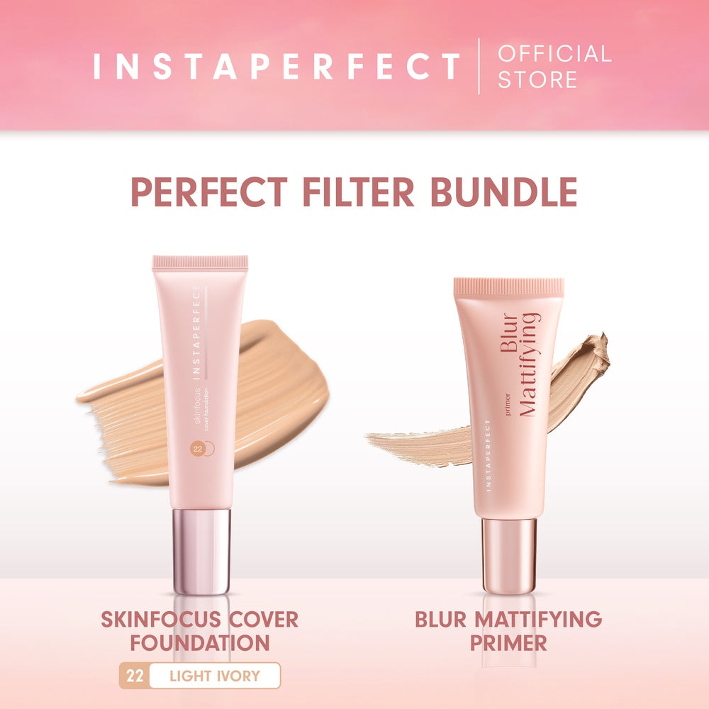 Instaperfect Perfect Filter Bundle (Skinfocus Cover Foundation & Blur Mattifying Primer)
