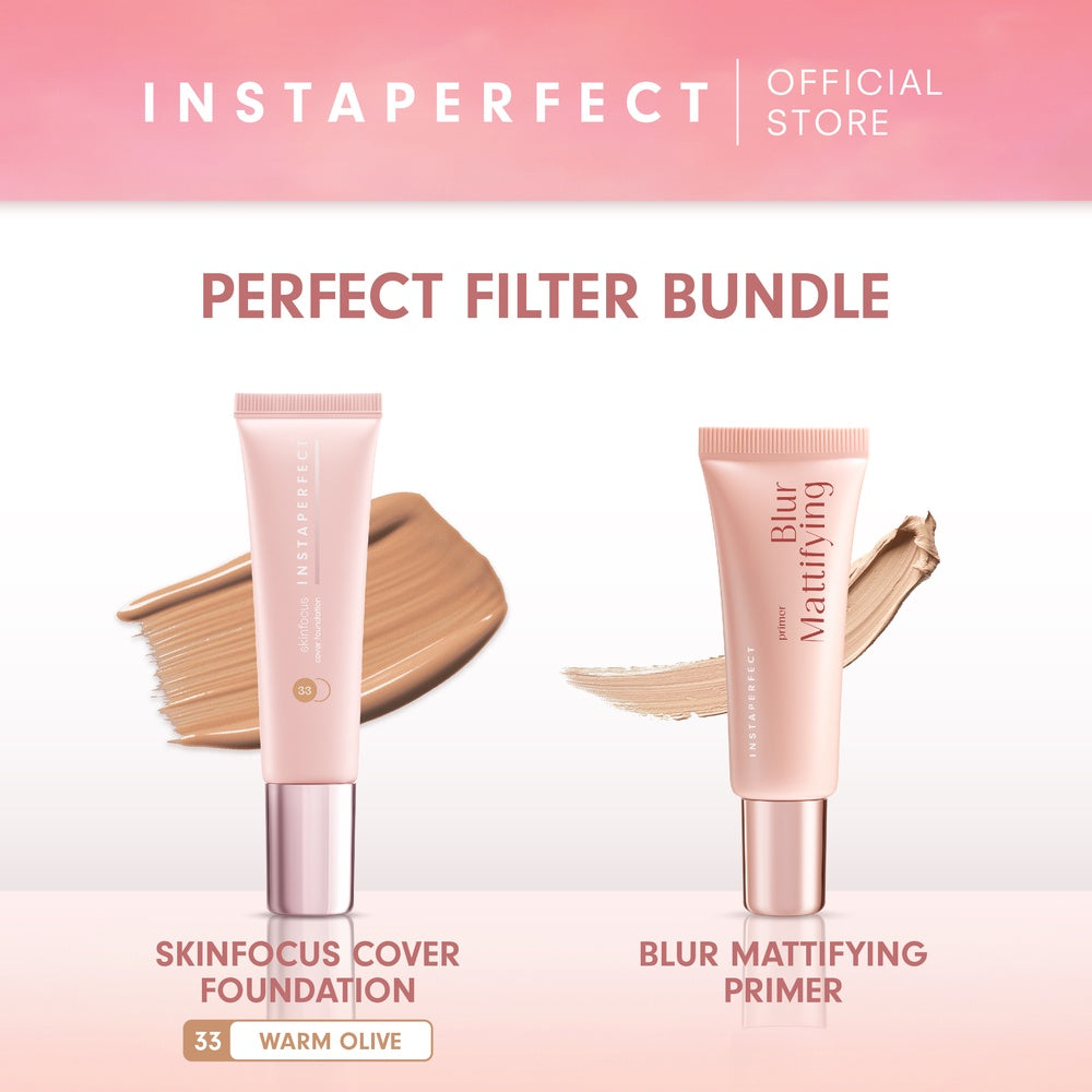 Instaperfect Perfect Filter Bundle (Skinfocus Cover Foundation & Blur Mattifying Primer)