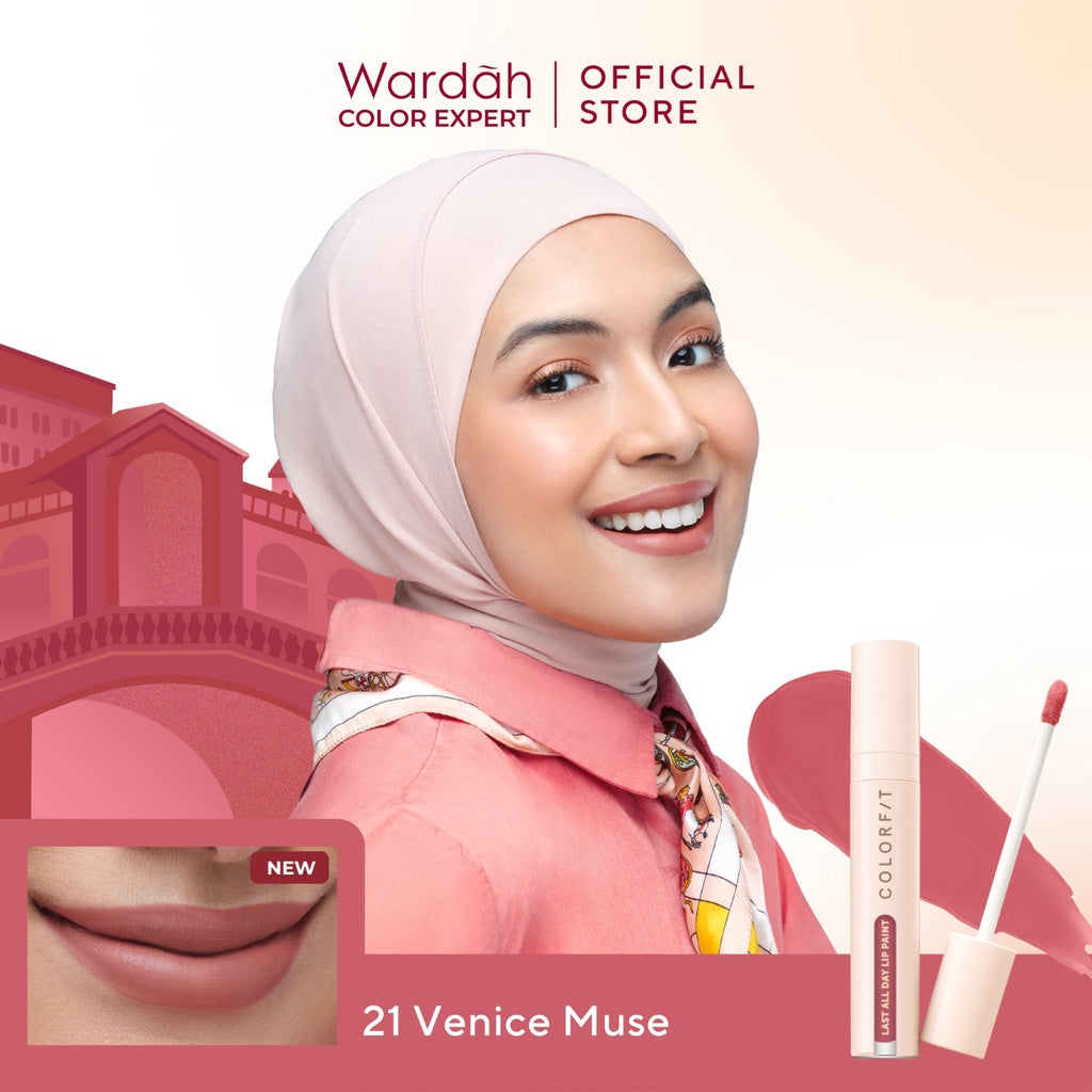 [LIPCALL] WARDAH Colorfit Lip Paint Around the World -  Lip Cream Tahan Lama Hingga 12 Jam, Transferproof, Pigmented -Liptint-Lip-Stain-Lipgloss-Lipstik-Lip Tint-Lip Matte-Lipstick-Lipcream-Lip Longlasting Waterproof Tahan Lama-Makeup-Lipbrary