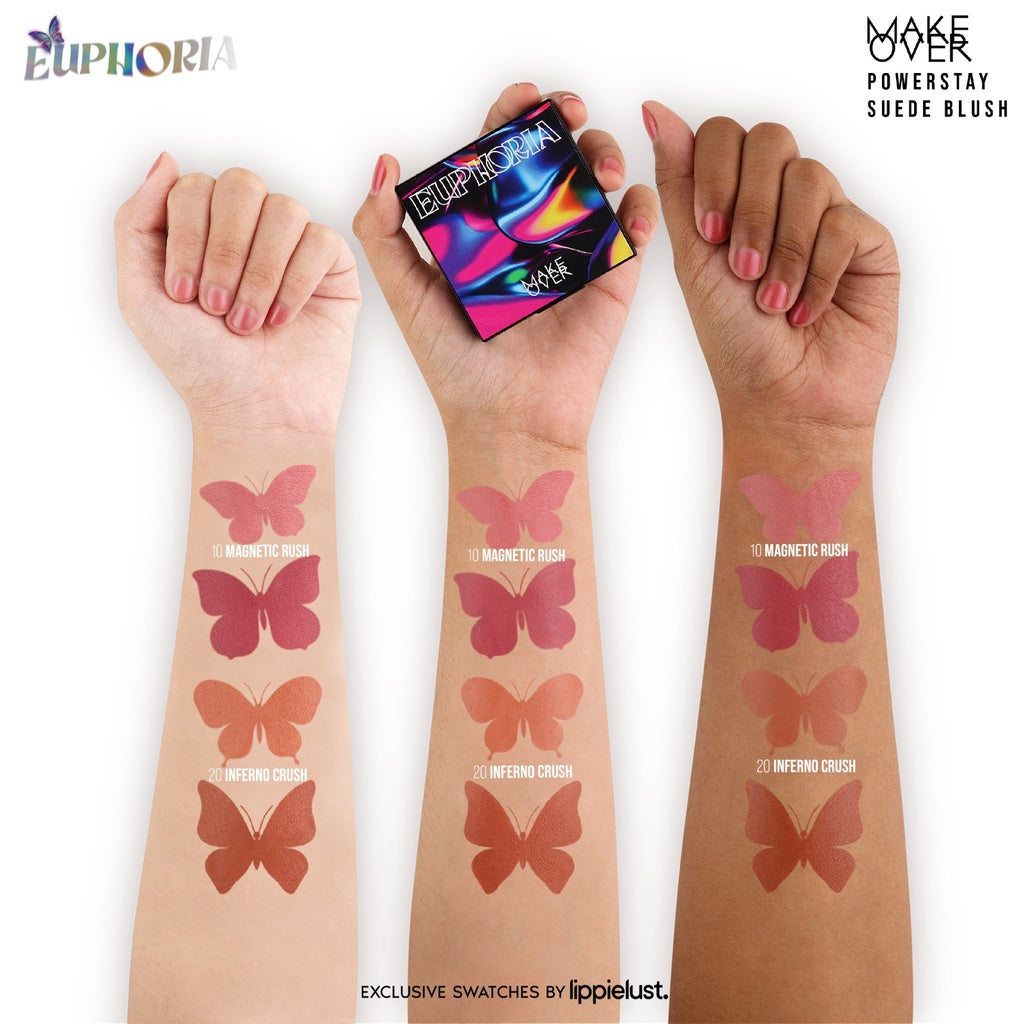 [ Dubai Fashion Week ] MAKE OVER Powerstay Suede Blush - Cream Blush, Blush On Make Over Pigmented Blendable DFW Nadya Hutagalung Pony Mira Agile Zsa Zsa Utari