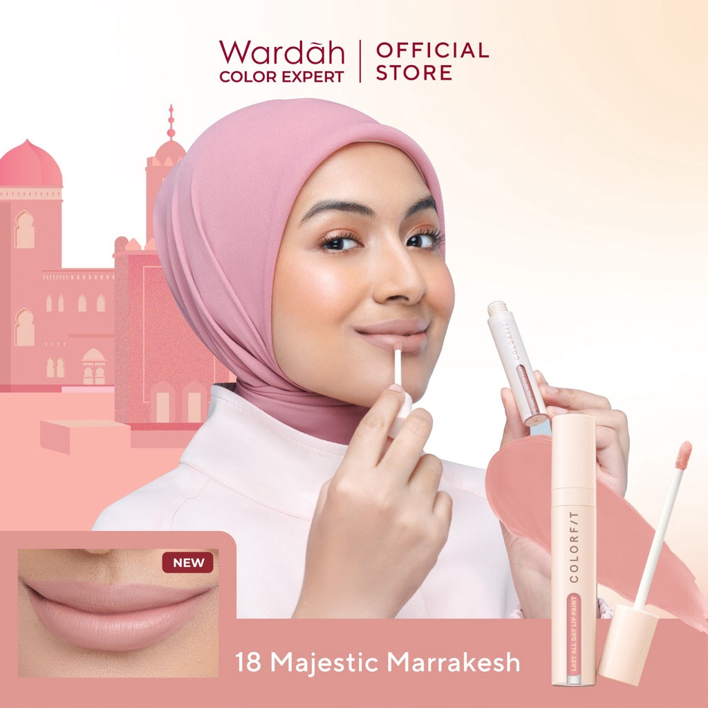 [LIPCALL] WARDAH Colorfit Lip Paint Around the World -  Lip Cream Tahan Lama Hingga 12 Jam, Transferproof, Pigmented -Liptint-Lip-Stain-Lipgloss-Lipstik-Lip Tint-Lip Matte-Lipstick-Lipcream-Lip Longlasting Waterproof Tahan Lama-Makeup-Lipbrary
