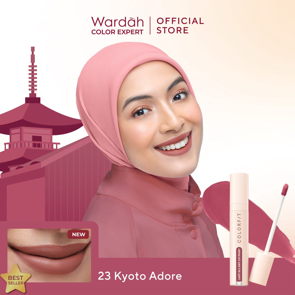 [LIPCALL] WARDAH Colorfit Lip Paint Around the World -  Lip Cream Tahan Lama Hingga 12 Jam, Transferproof, Pigmented -Liptint-Lip-Stain-Lipgloss-Lipstik-Lip Tint-Lip Matte-Lipstick-Lipcream-Lip Longlasting Waterproof Tahan Lama-Makeup-Lipbrary