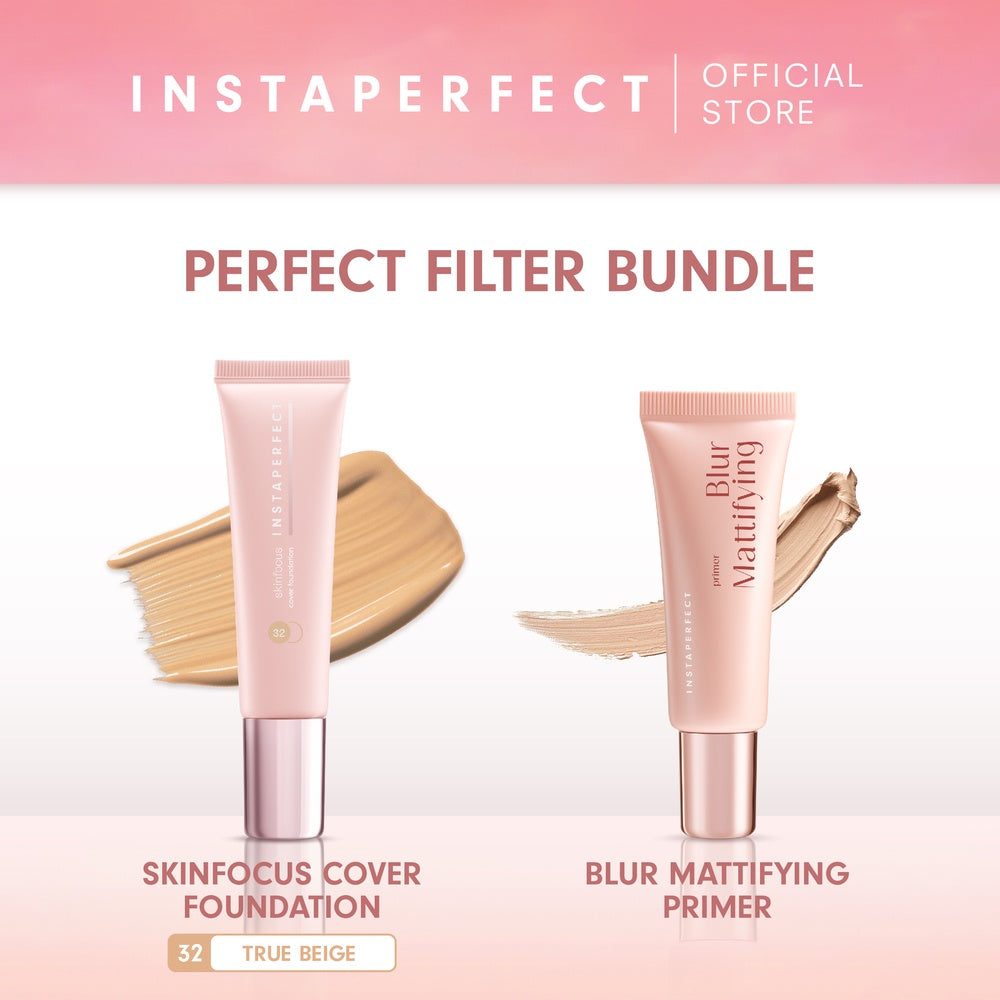 Instaperfect Perfect Filter Bundle (Skinfocus Cover Foundation & Blur Mattifying Primer)