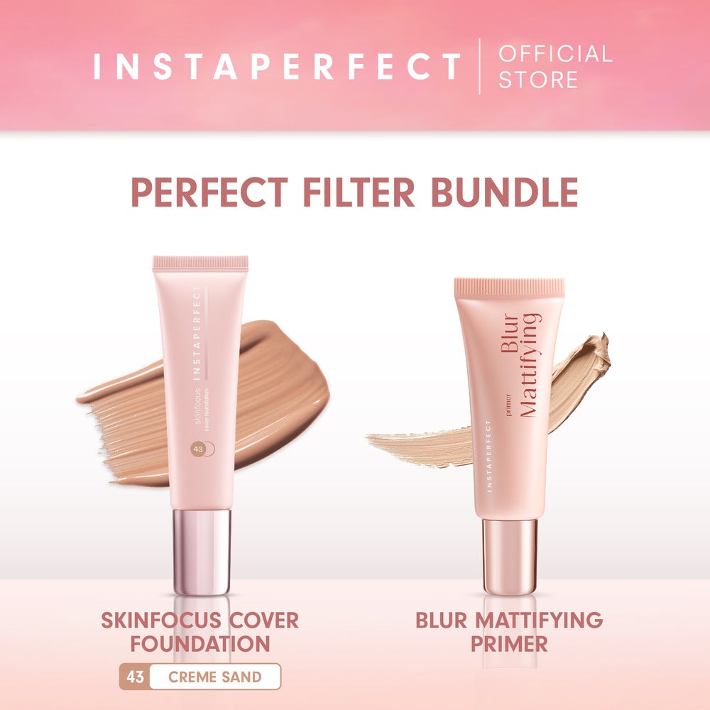 Instaperfect Perfect Filter Bundle (Skinfocus Cover Foundation & Blur Mattifying Primer)