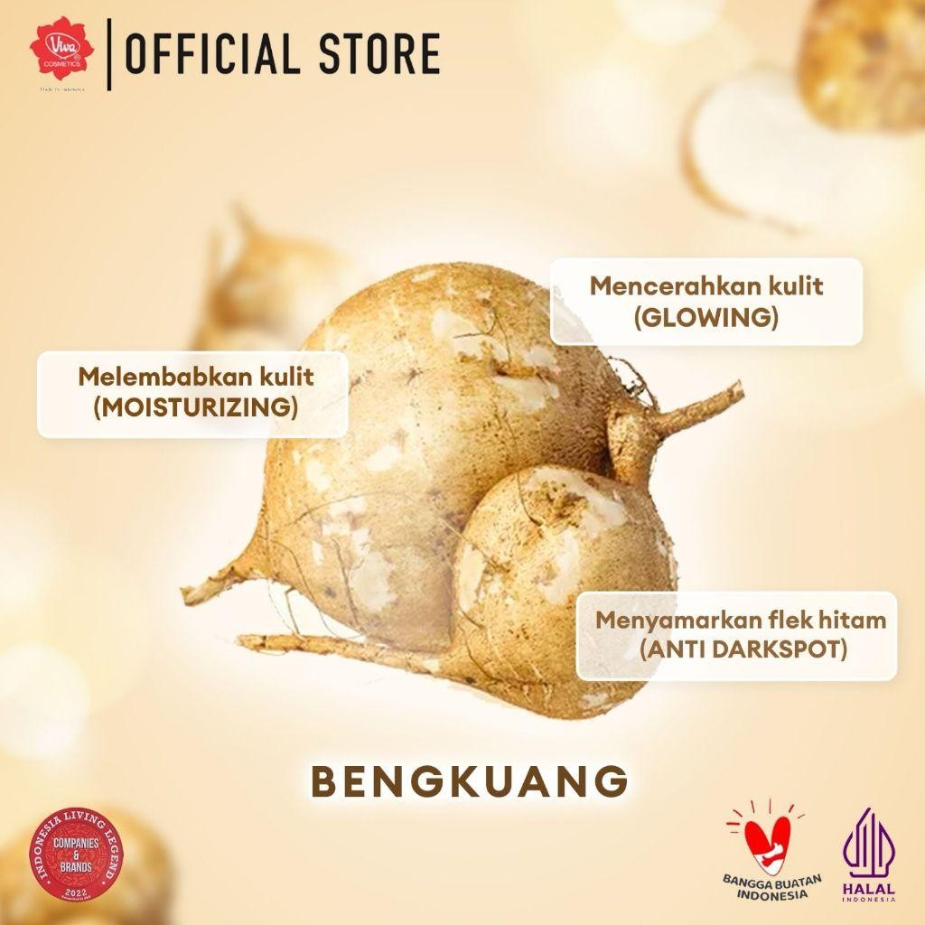 Viva Bengkoang Face Mask 30gr – Brightening Powder Mask for Glowing Skin | Whitening Facial Care