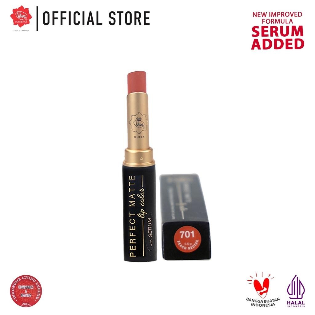 Viva Queen Perfect Matte Serum Lip Color – Intense, Long-Lasting with Vitamins & UV Protection