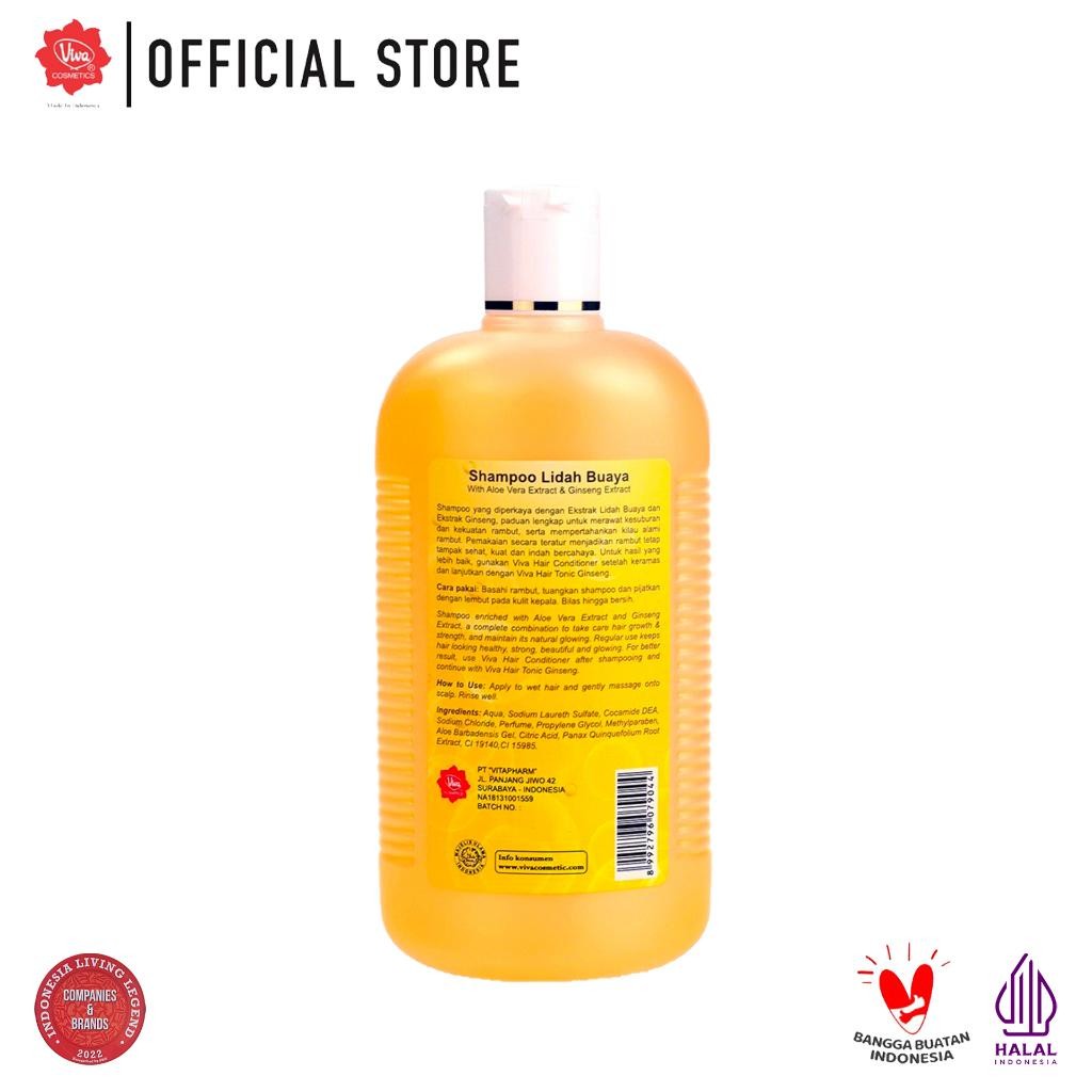 Viva Shampoo Aloe Vera & Ginseng Extract 400ml – Nourishing Hair Shampoo for Stronger, Healthier Hair