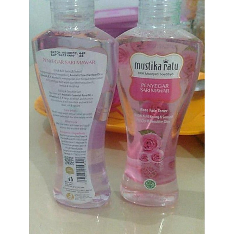 Mustika Ratu – Twinpack Red Rose Toner 150ml | Natural Facial Toner for Soft & Fresh Skin