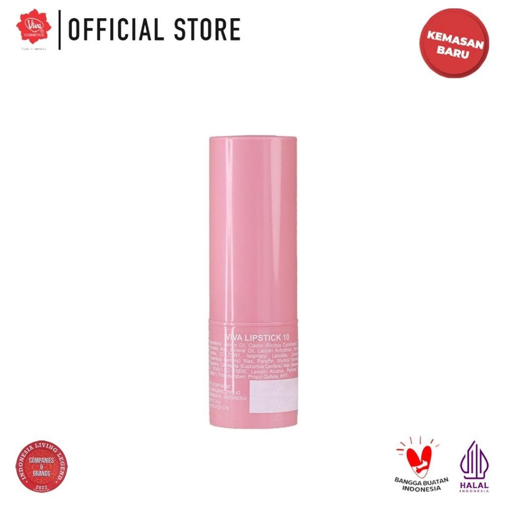 Viva Lipstick with Squalane – Moisturizing, Smooth, Soft Lip Color – Halal Certified