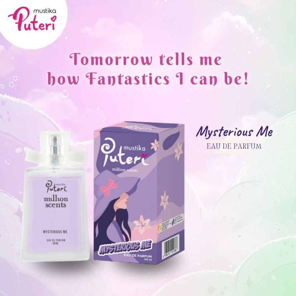 [2 Lebih Hemat] Mustika Puteri Bundle EDT Spray Million Scent Dazzling Me + My Mysterious