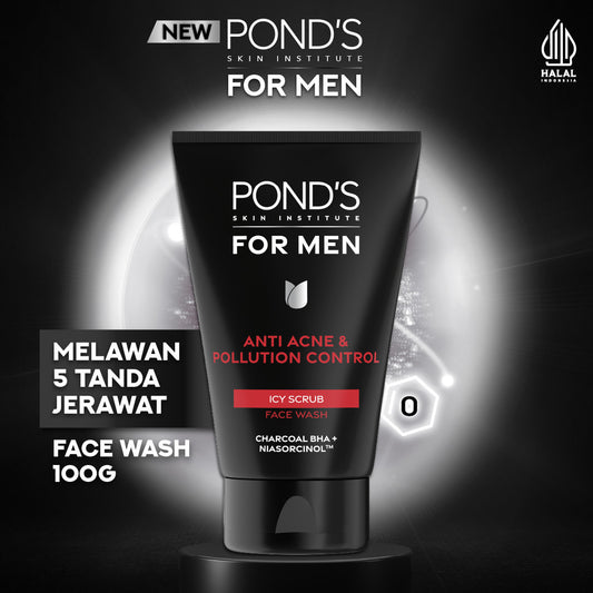 [ANTI POLUSI] PONDS Skin Institute for Men Anti Acne & Pollution 100gr