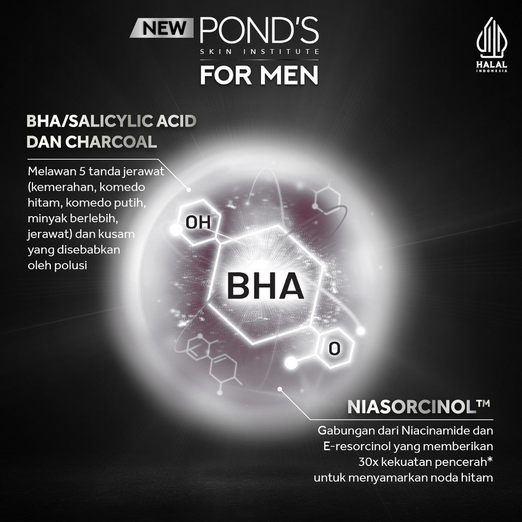 [ANTI POLUSI] PONDS Skin Institute for Men Anti Acne & Pollution 100gr