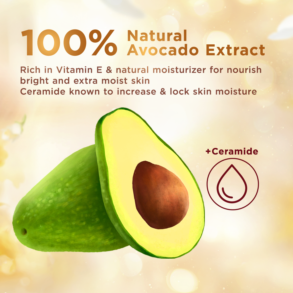 Citra UV Body Lotion Extra Moist & Bright Avocado 210ML - Mencerahkan dan Melembapkan