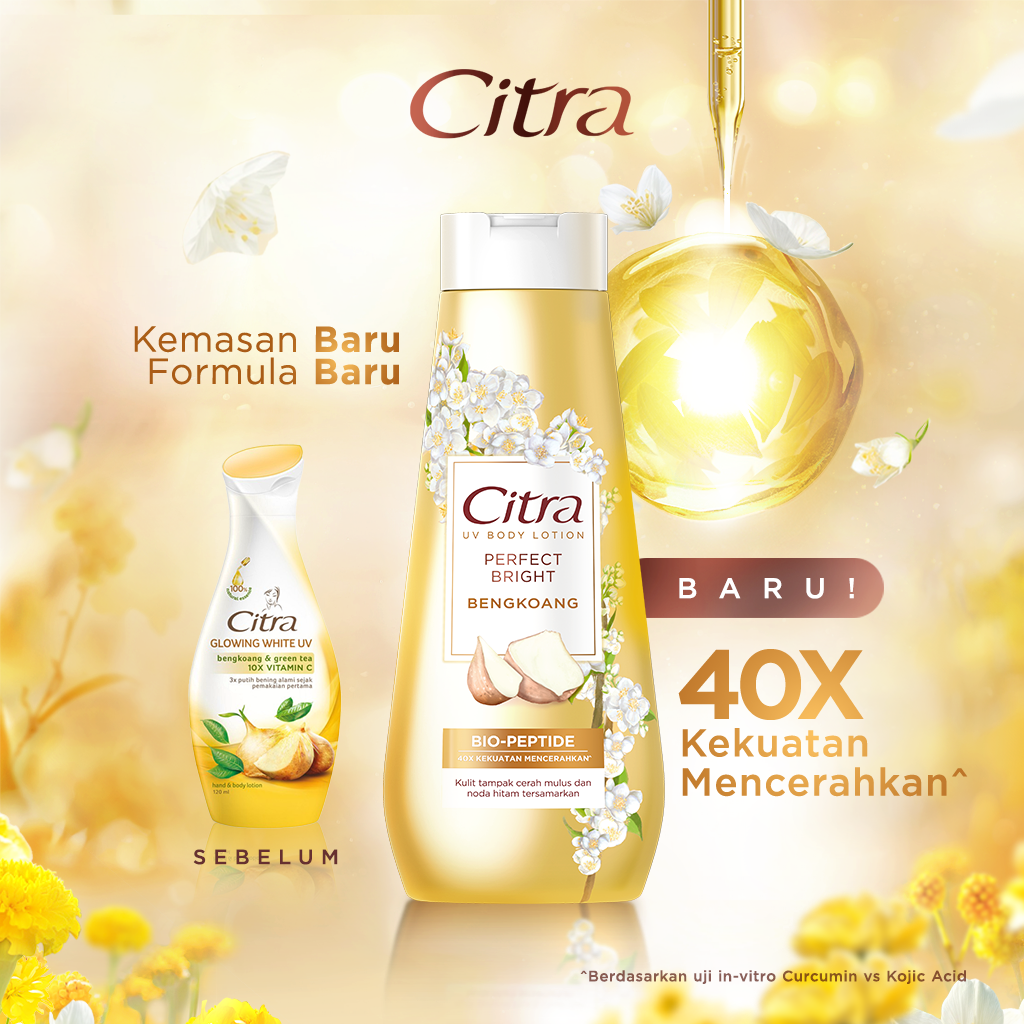 Citra UV Body Lotion Perfect Bright Bengkoang 110ML - Mencerahkan