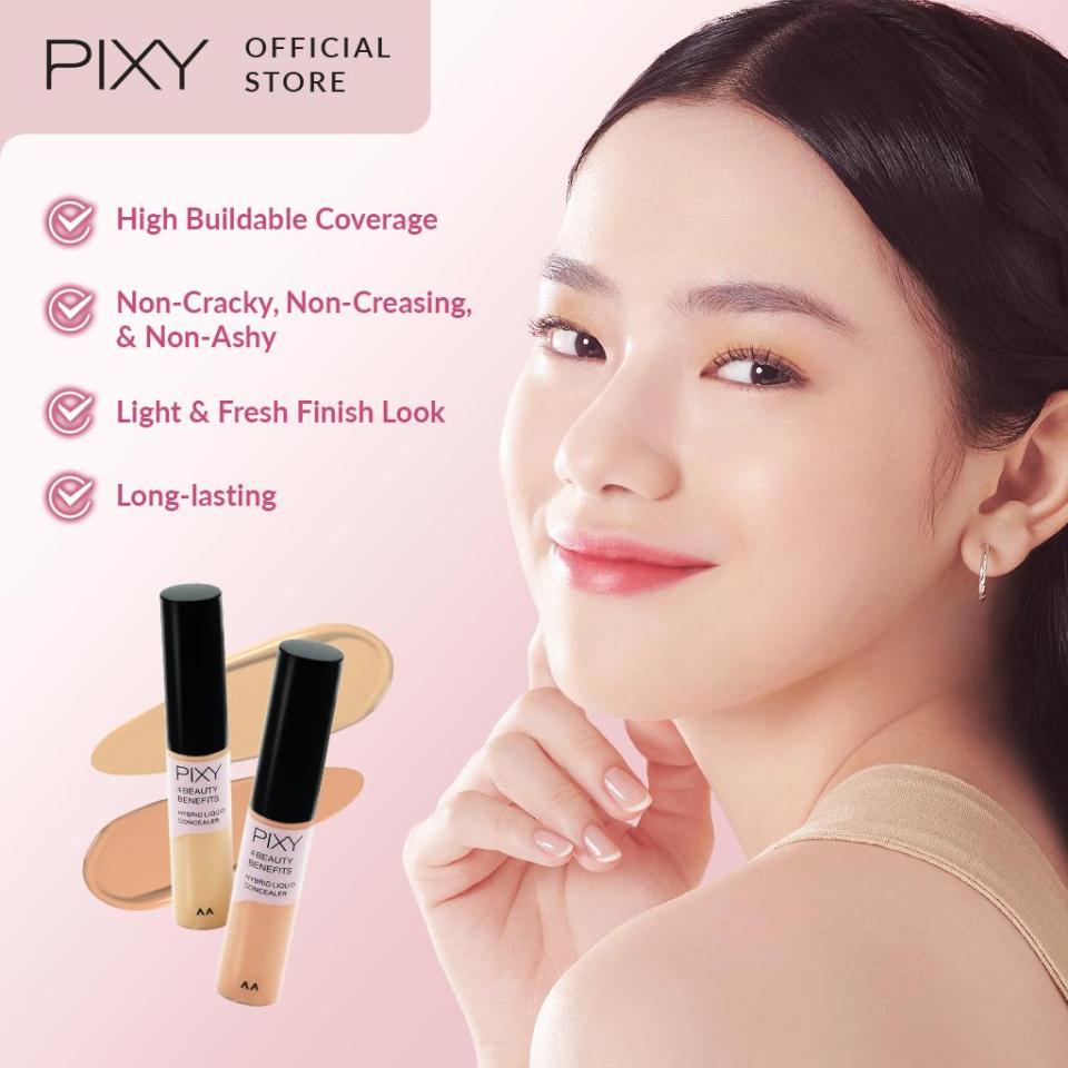 PIXY Hybrid Liquid Concealer 4 Beauty Benefits